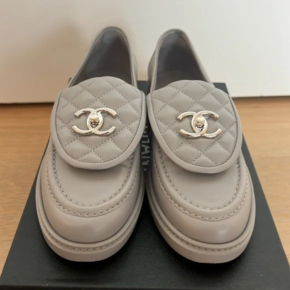 CHANEL Lambskin Quilted CC Turnlock Loafer - Picture 3 of 15